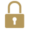 Icon illustration of a padlock